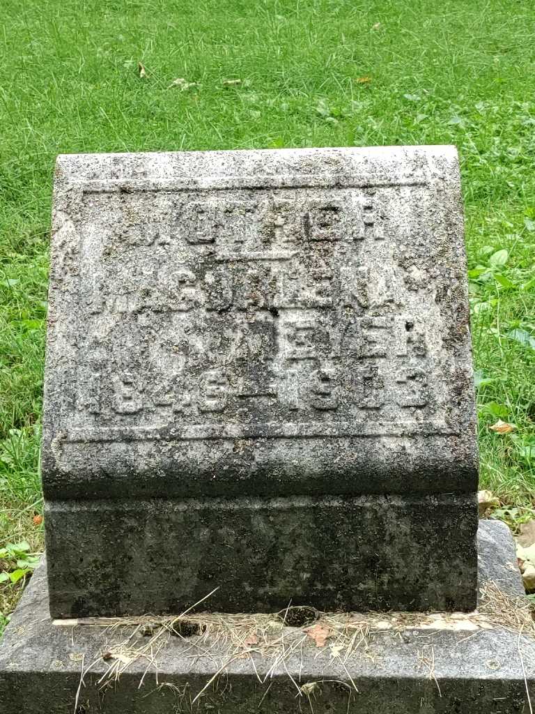 Magdalena Meyer's grave. Photo 3