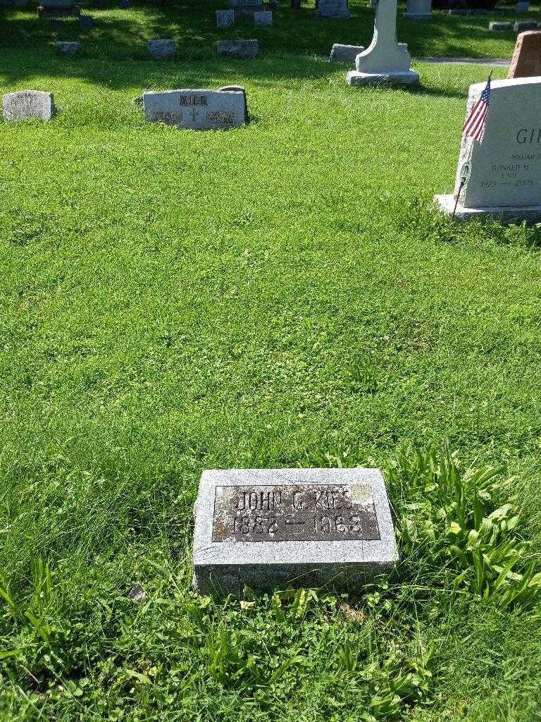 John G. Kies's grave. Photo 4