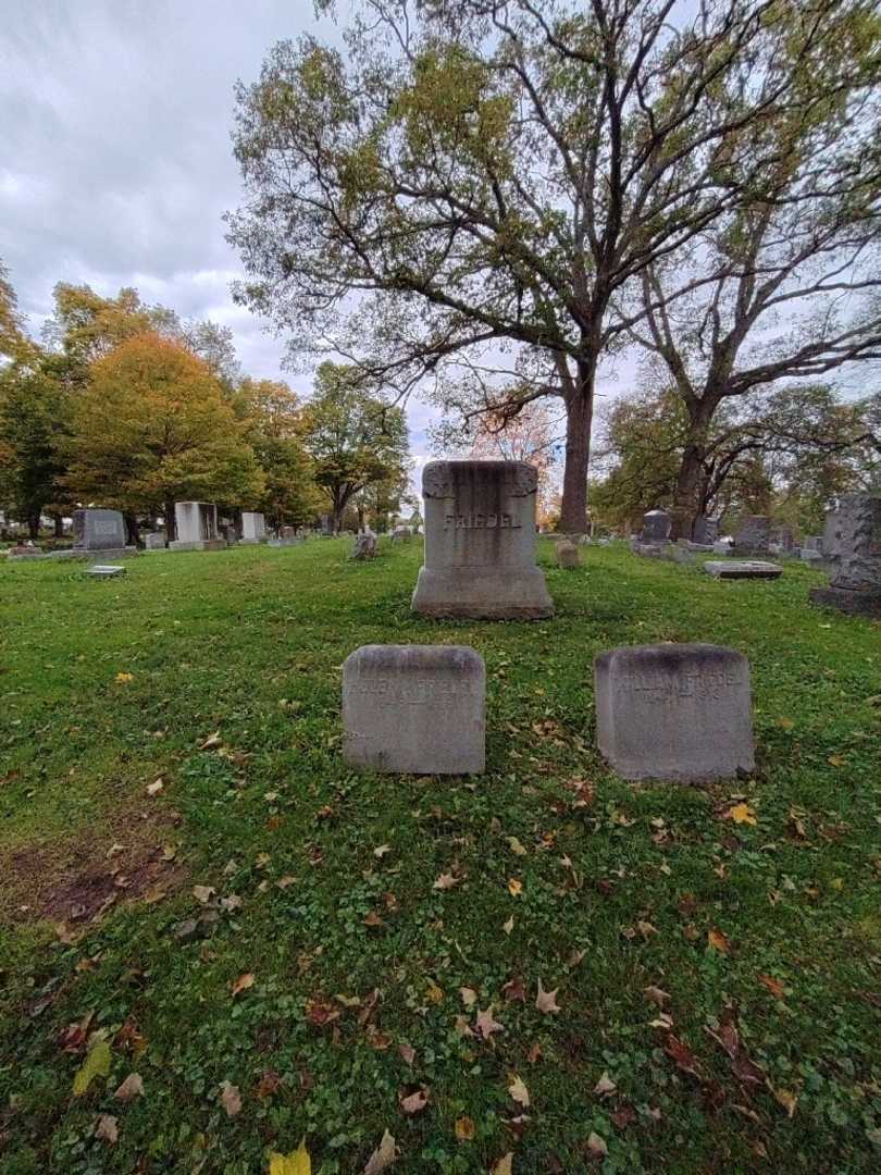 Helena Jennie Friedel's grave. Photo 1