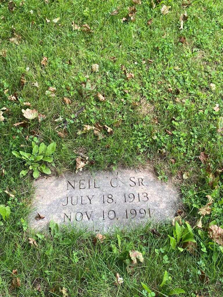 Neil C. Maffei Senior's grave. Photo 6