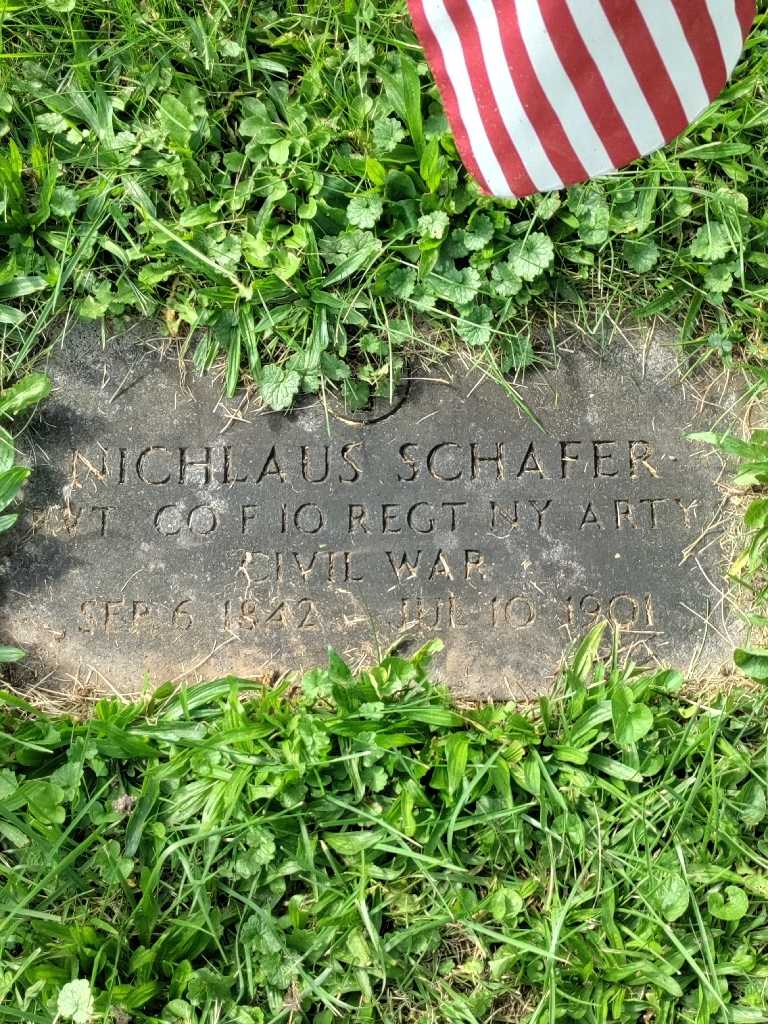 Nicholas Schafer's grave. Photo 3