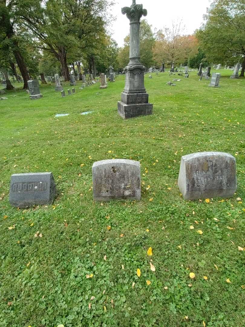 Martin Luther Schaeffer's grave. Photo 1