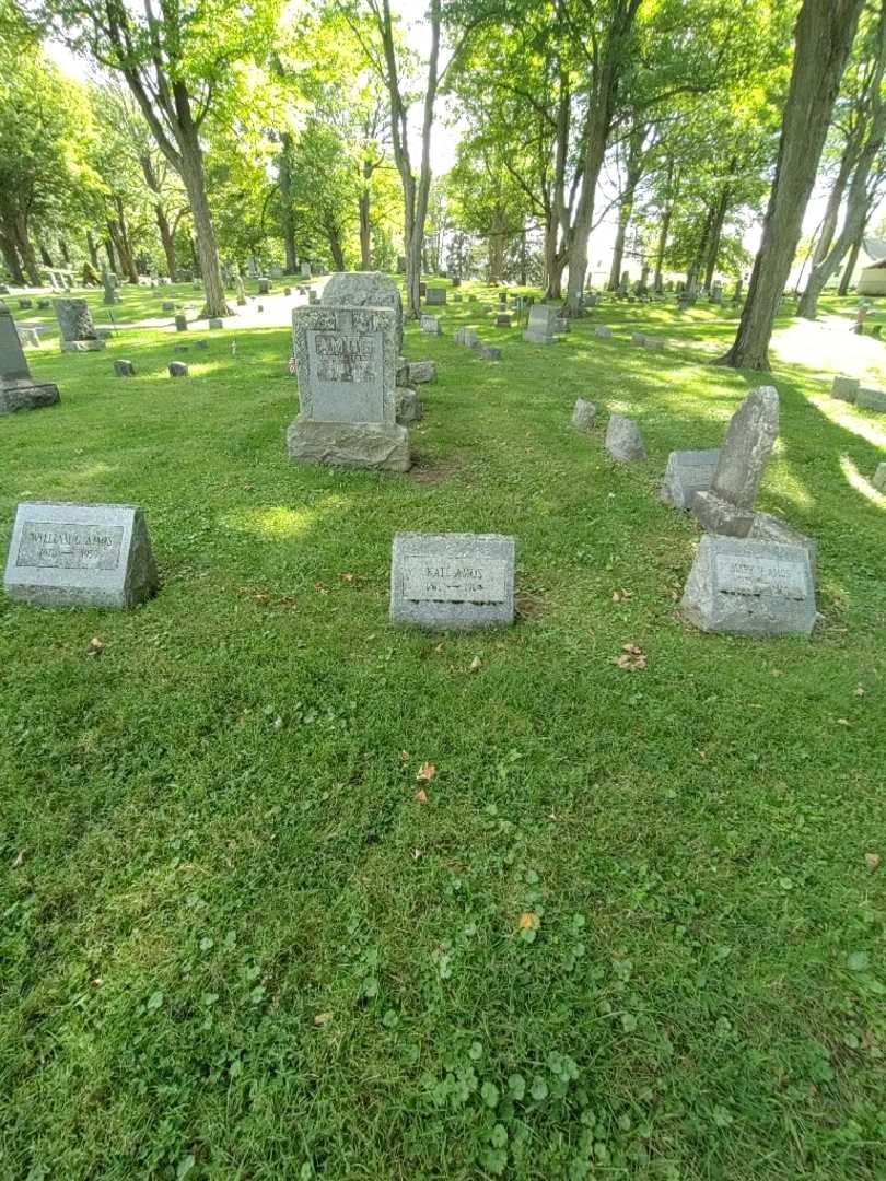 Katherine Fredrika "Kate" Amos's grave. Photo 1