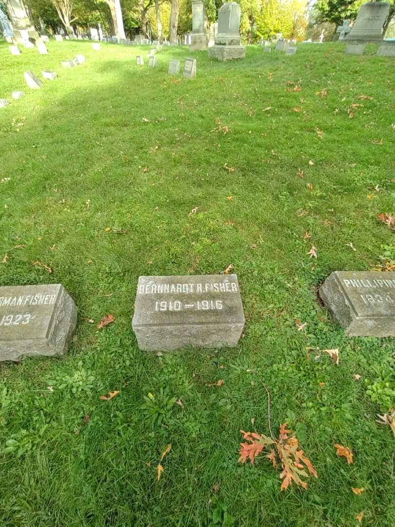 Bernhardt R. Fisher's grave. Photo 1