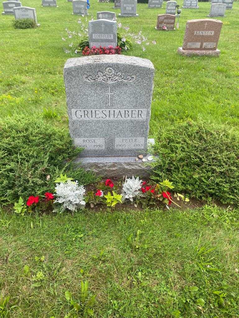 Rose Grieshaber's grave. Photo 2
