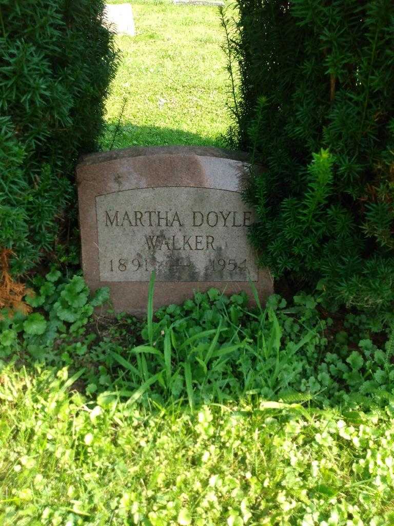 Martha Doyle Walker's grave. Photo 2