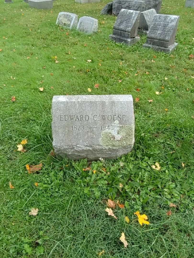 Edward C. Woese's grave. Photo 2