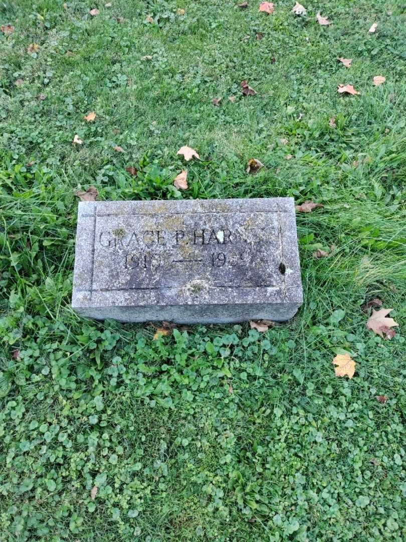 Grace P. Harney's grave. Photo 2
