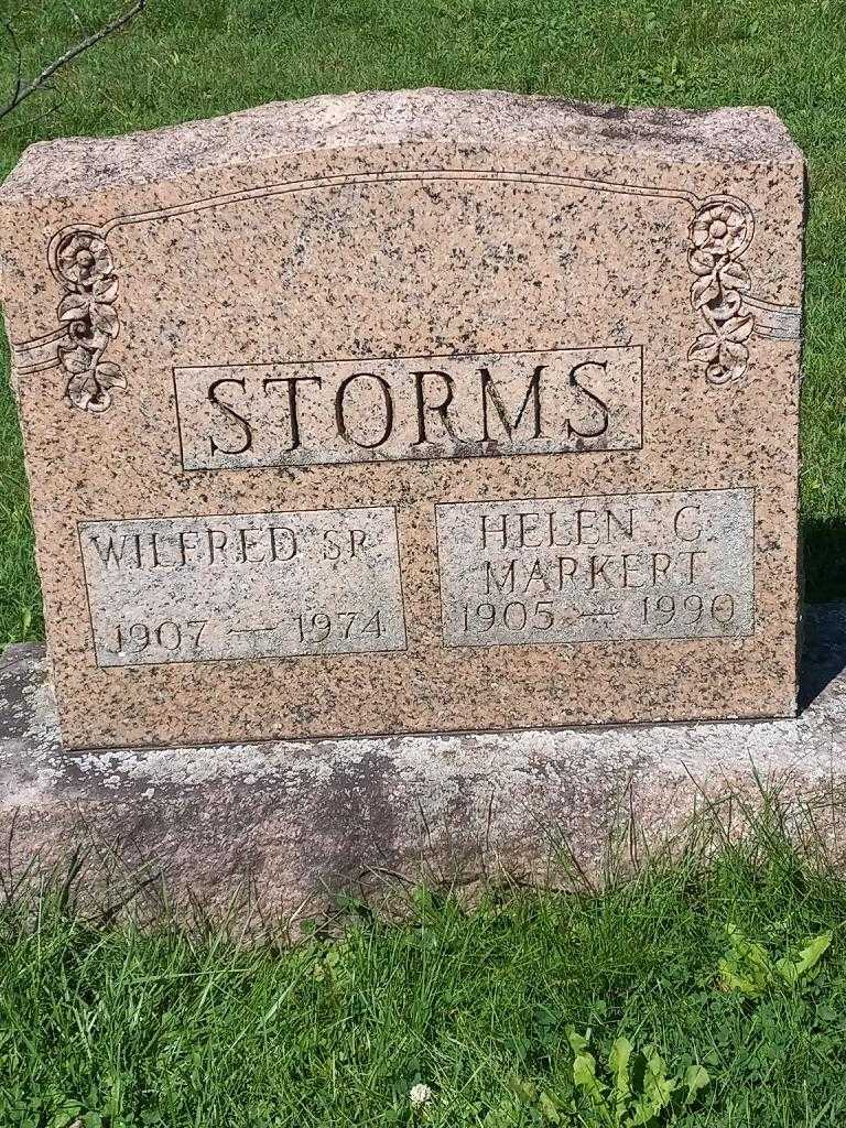 Helen C. Markert Storms's grave. Photo 3