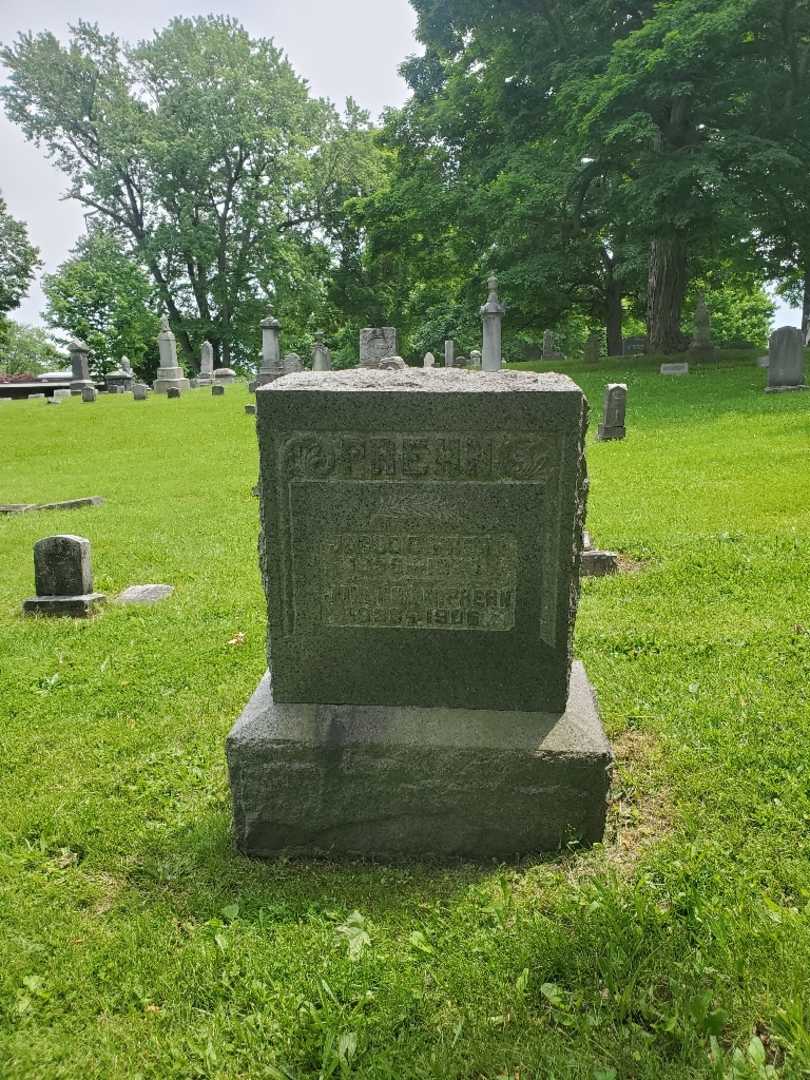 Jacob B. Prehn's grave. Photo 3