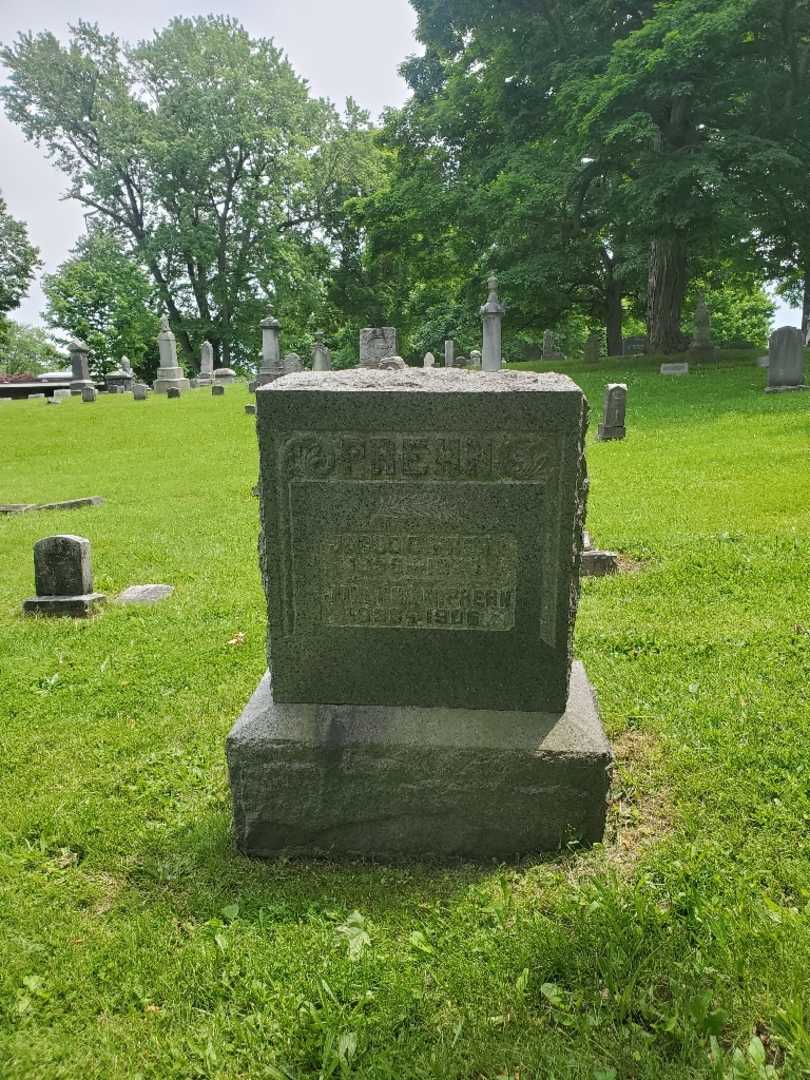 Jacob B. Prehn's grave. Photo 2