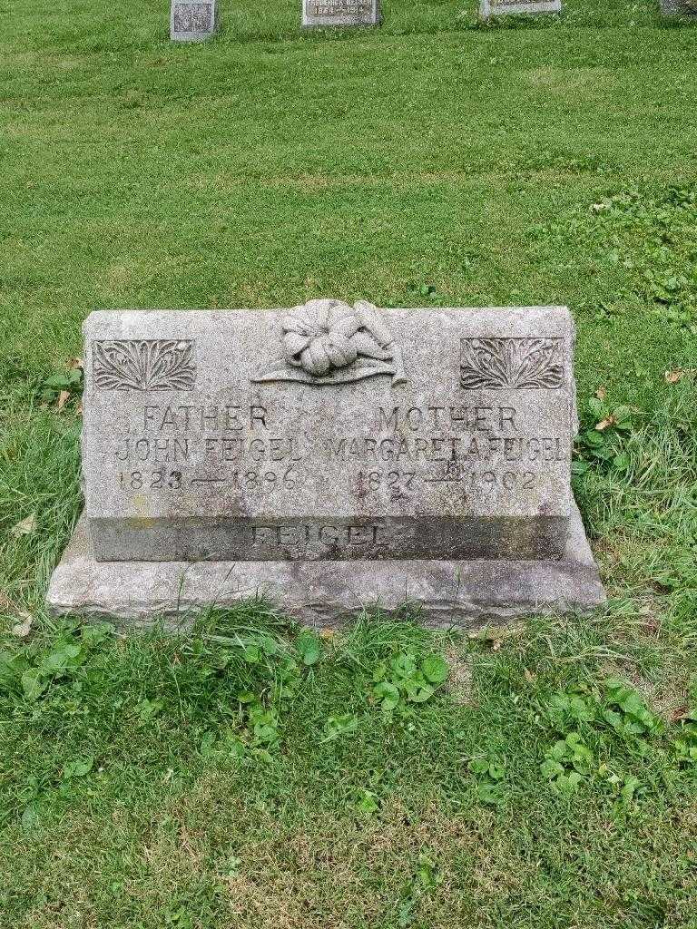John Feigel's grave. Photo 3