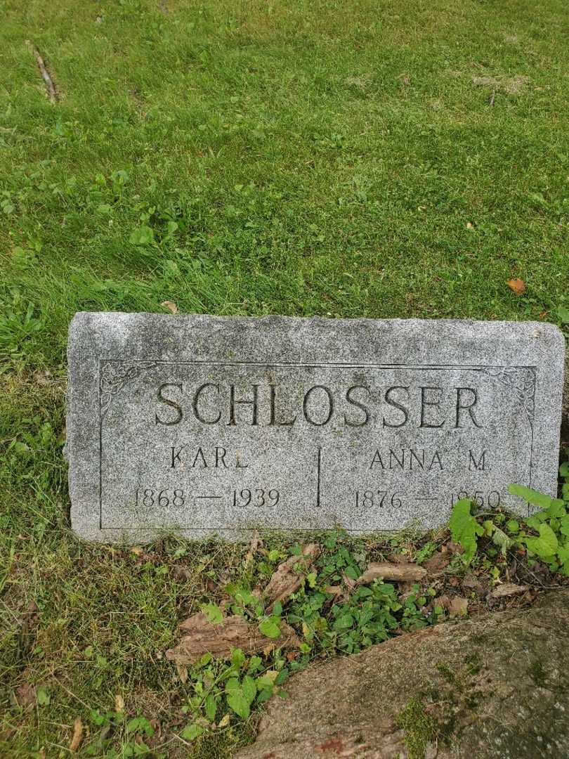 Karl Schlosser's grave. Photo 3