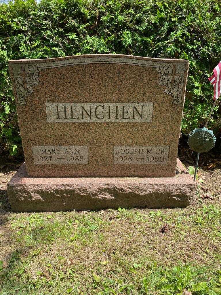 Mary Ann Henchen's grave. Photo 3