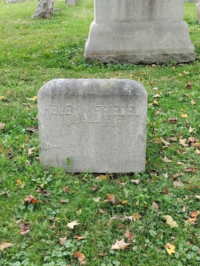 Helena Jennie Friedel's grave. Photo 2