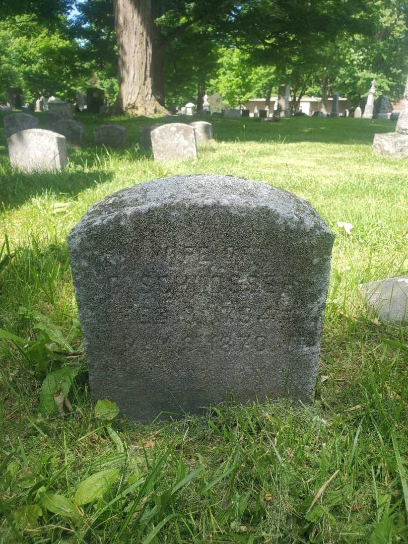 Elsie Schlosser's grave