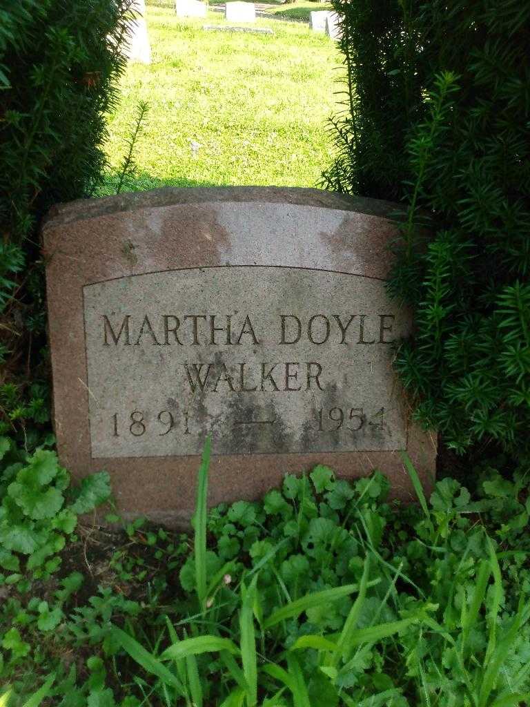 Martha Doyle Walker's grave. Photo 3