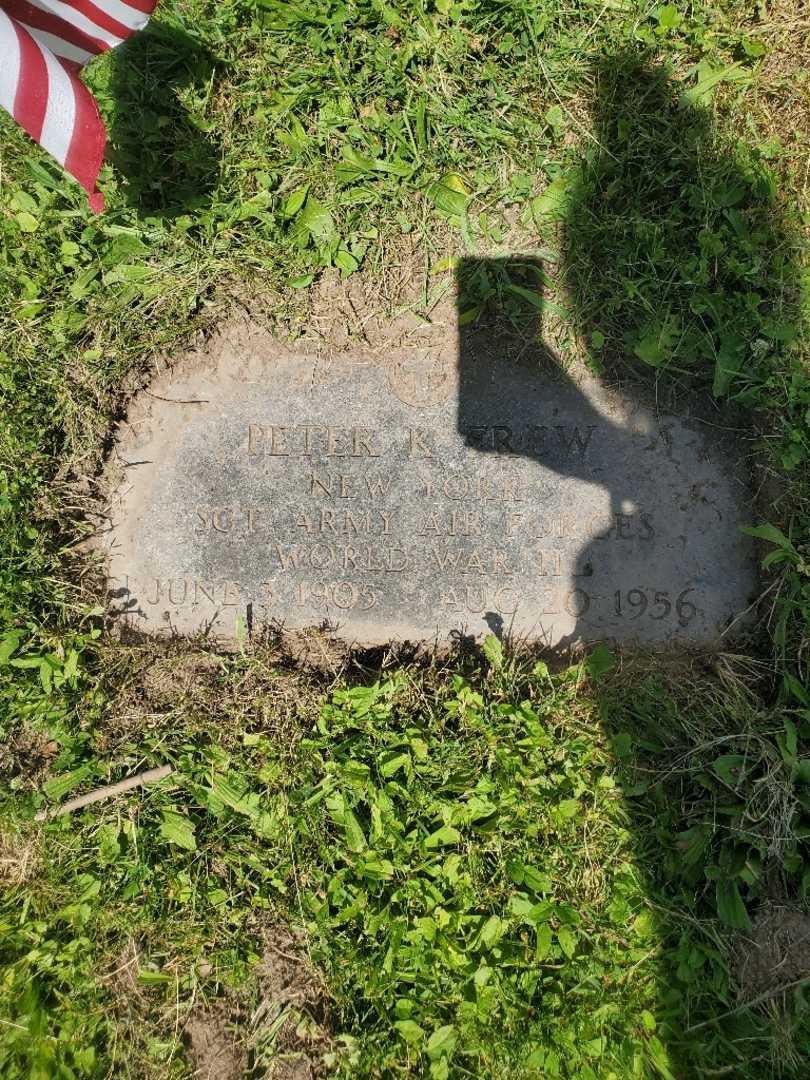 Sergeant Peter K. Frew's grave. Photo 3