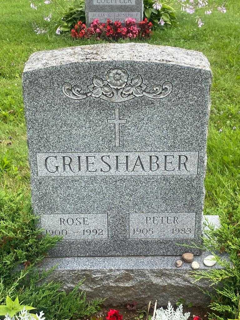Rose Grieshaber's grave. Photo 3