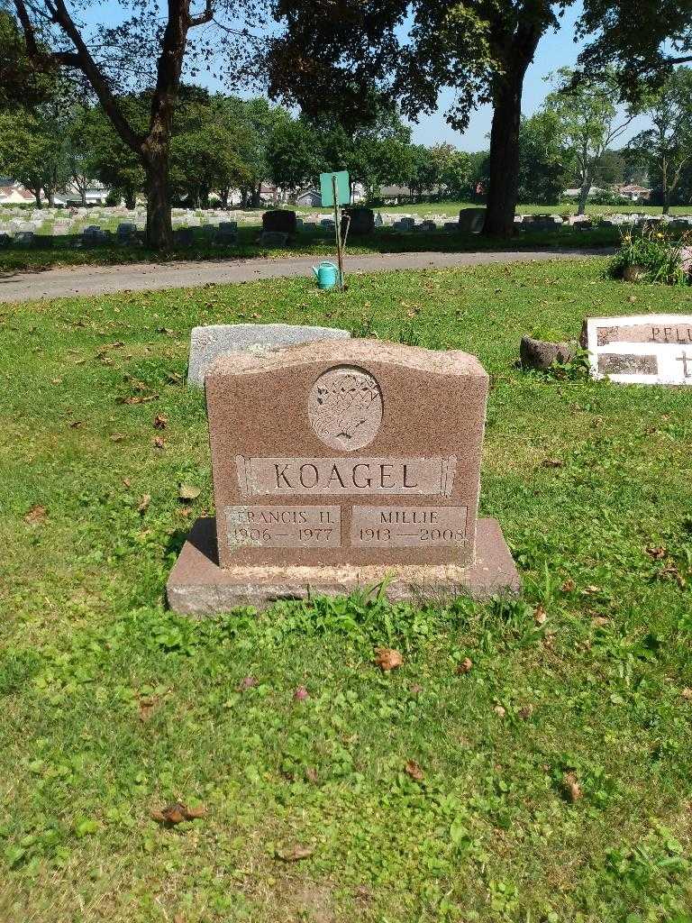 Francis H. Koagel's grave. Photo 1