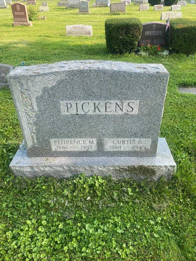 Florence M. Pickens's grave. Photo 2