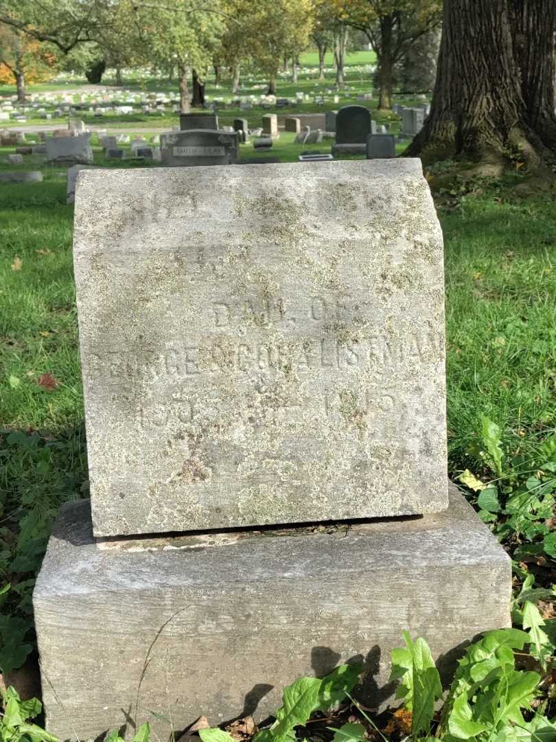 Ethel May Belle Listman's grave. Photo 3