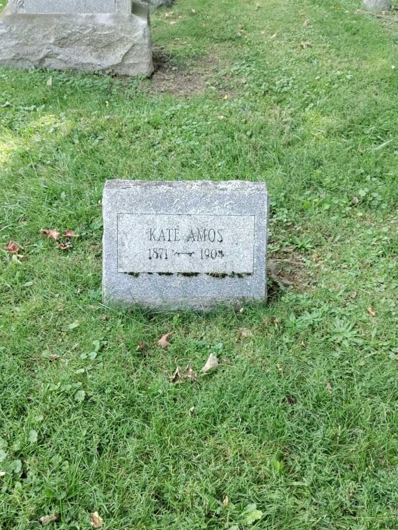 Katherine Fredrika "Kate" Amos's grave. Photo 2