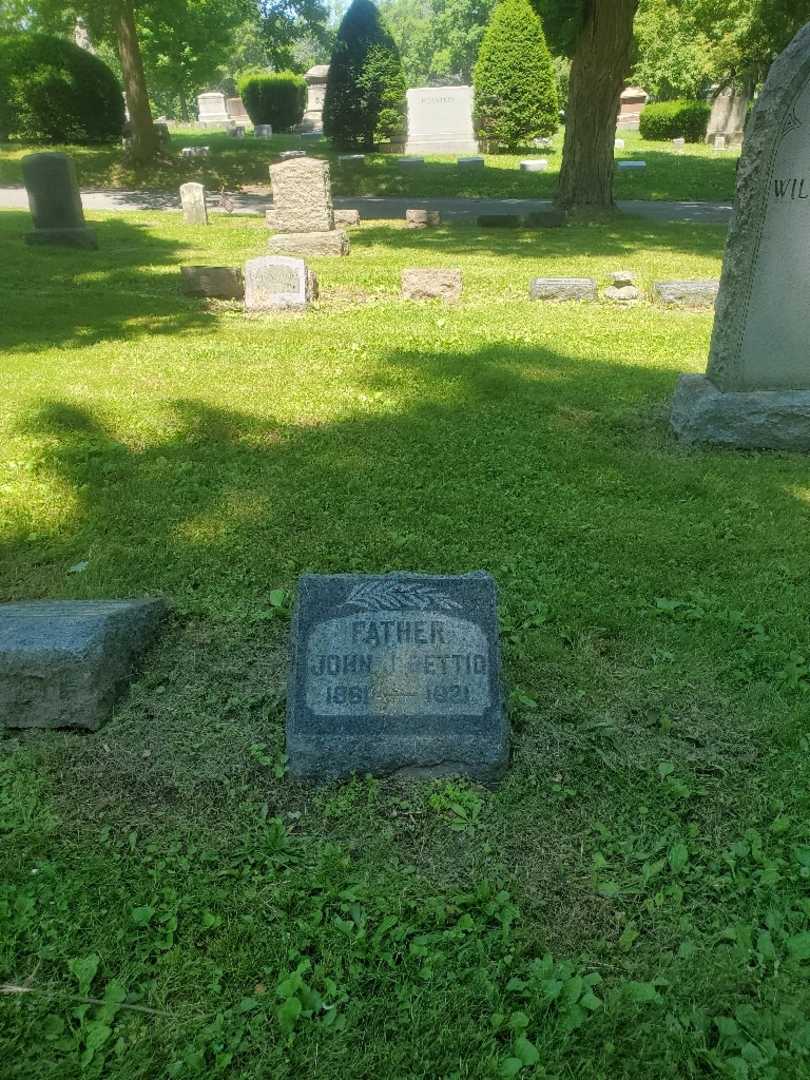 John J. Rettig's grave. Photo 1