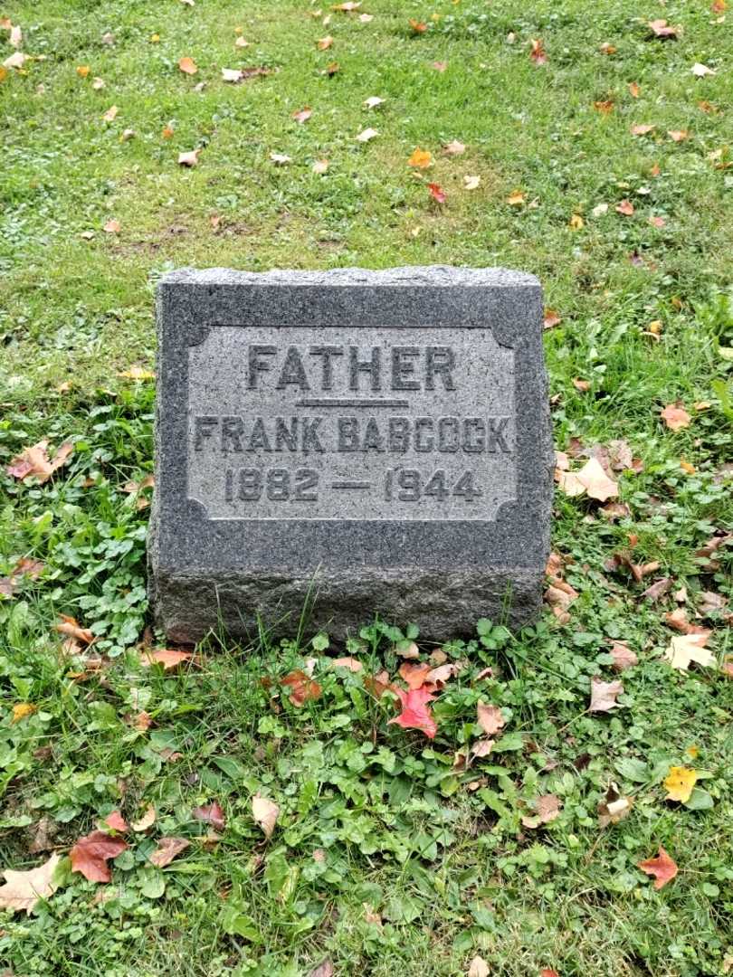 Frank A. Babcock's grave. Photo 2