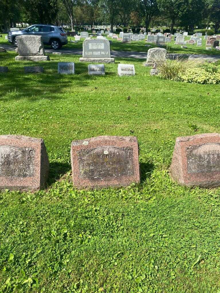 Amelia W. Schreyer's grave. Photo 2