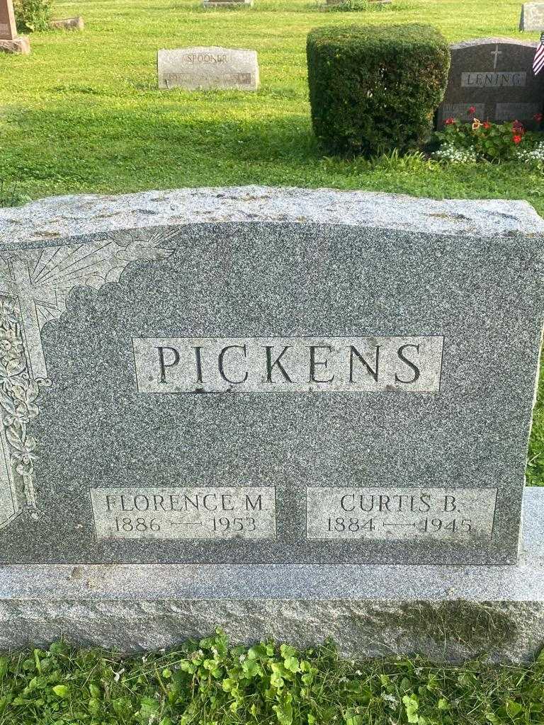 Florence M. Pickens's grave. Photo 3