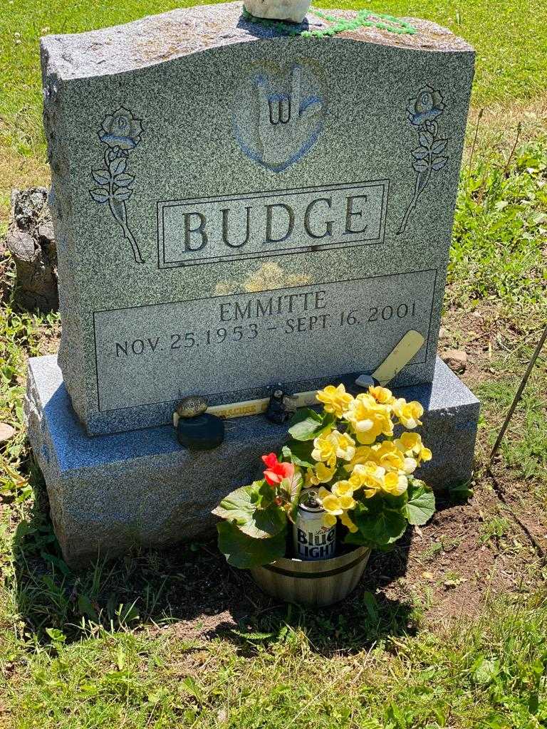 Emmitte Budge's grave. Photo 3
