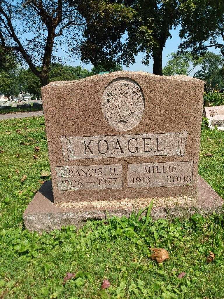 Francis H. Koagel's grave. Photo 2