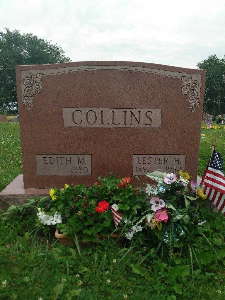 Lester H. Collins's grave. Photo 2