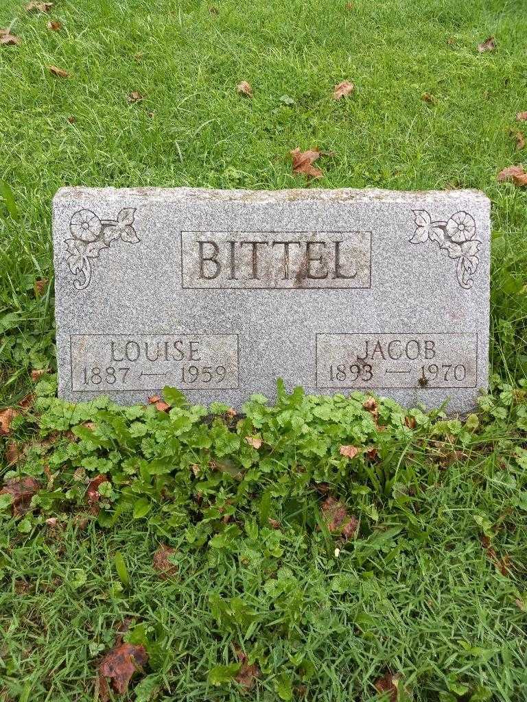 Louise Bittel's grave. Photo 3