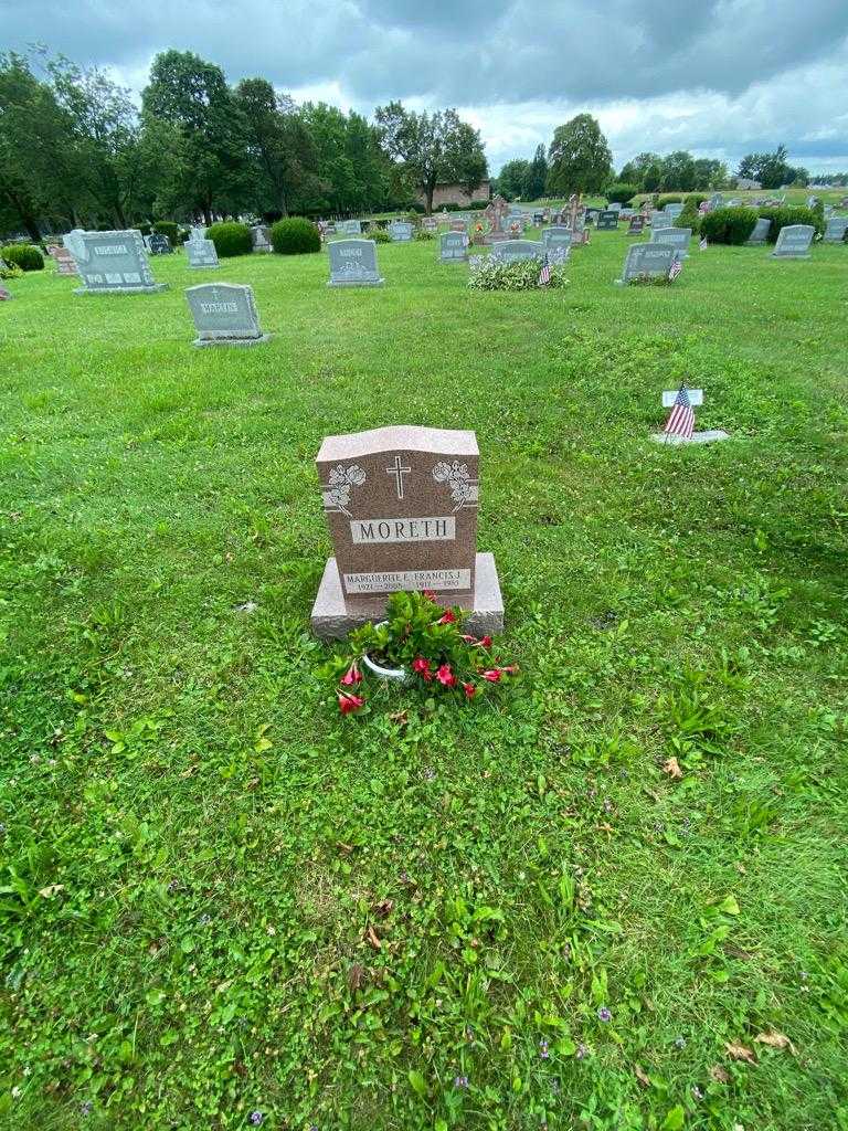 Francis J. Moreth's grave. Photo 1
