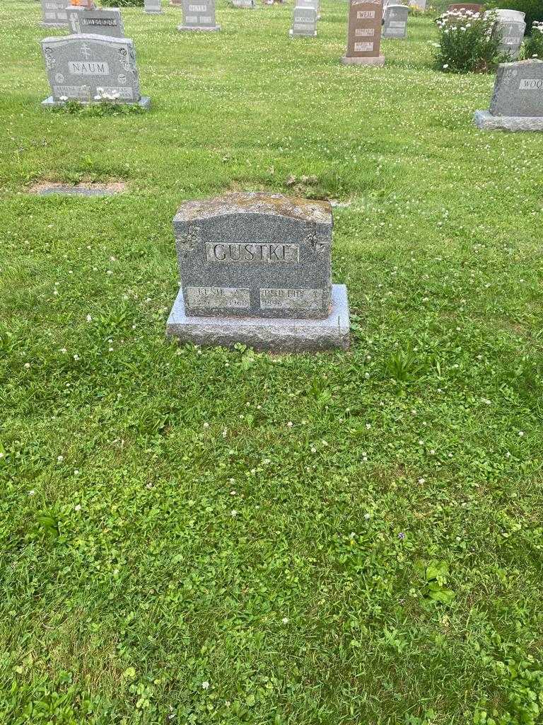 Phillip A. Gustke's grave. Photo 2