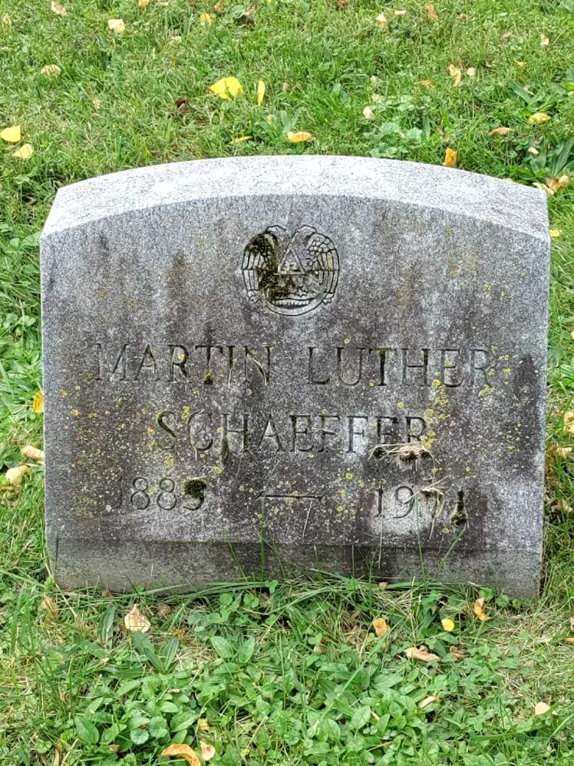Martin Luther Schaeffer's grave. Photo 3