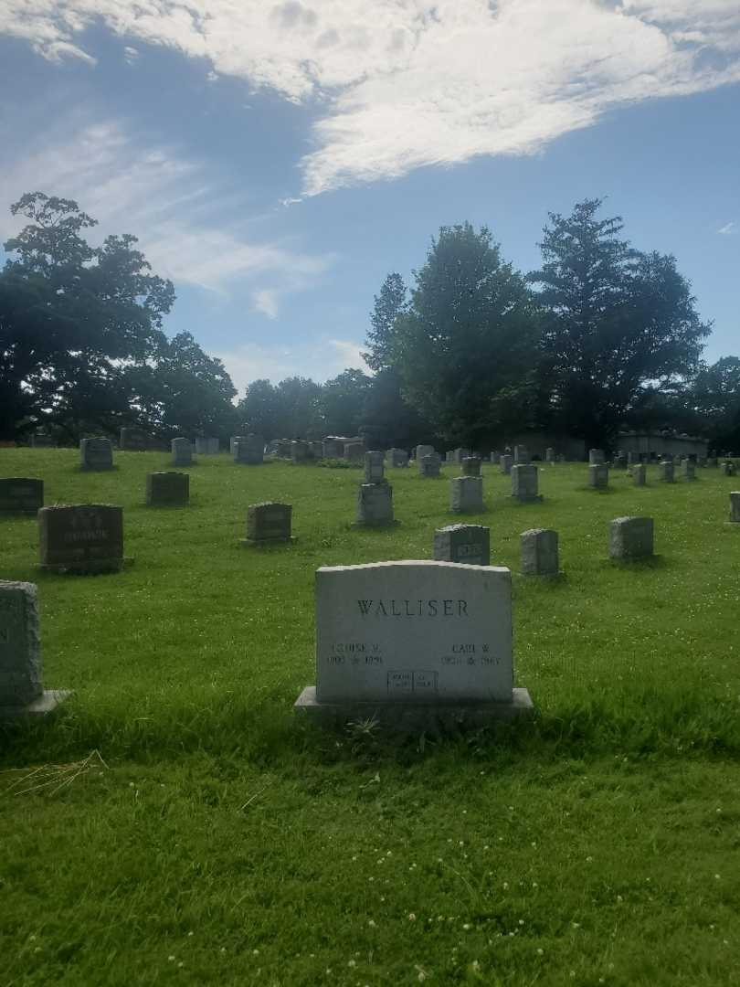 Louise M. Walliser's grave. Photo 1