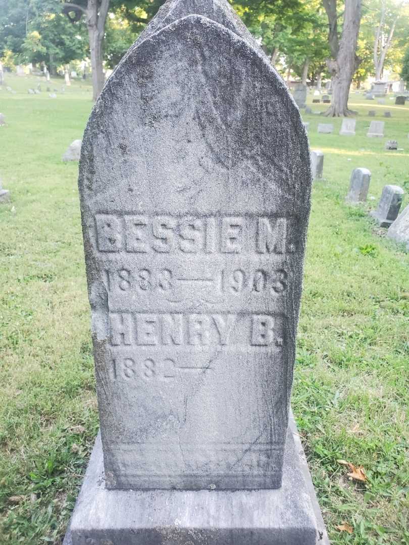 Bessie M. Parker's grave. Photo 4