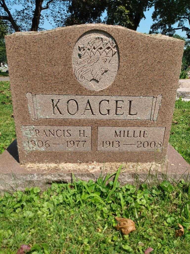 Francis H. Koagel's grave. Photo 3