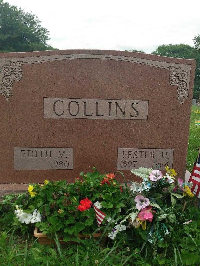 Edith M. Collins's grave. Photo 3