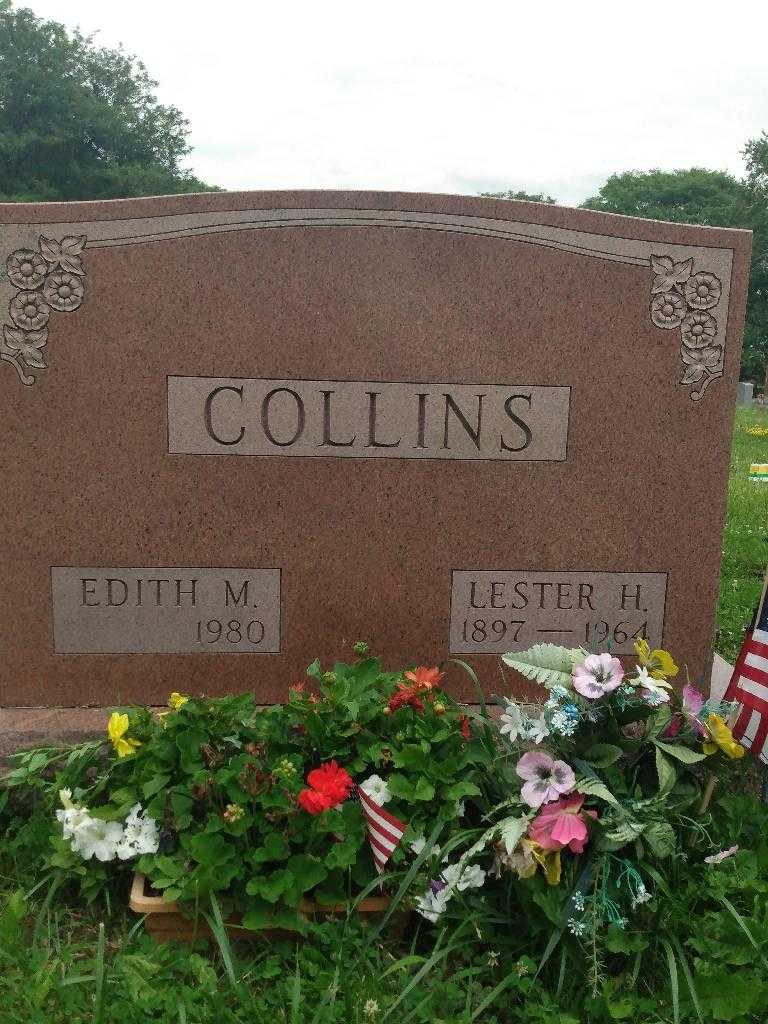 Lester H. Collins's grave. Photo 3