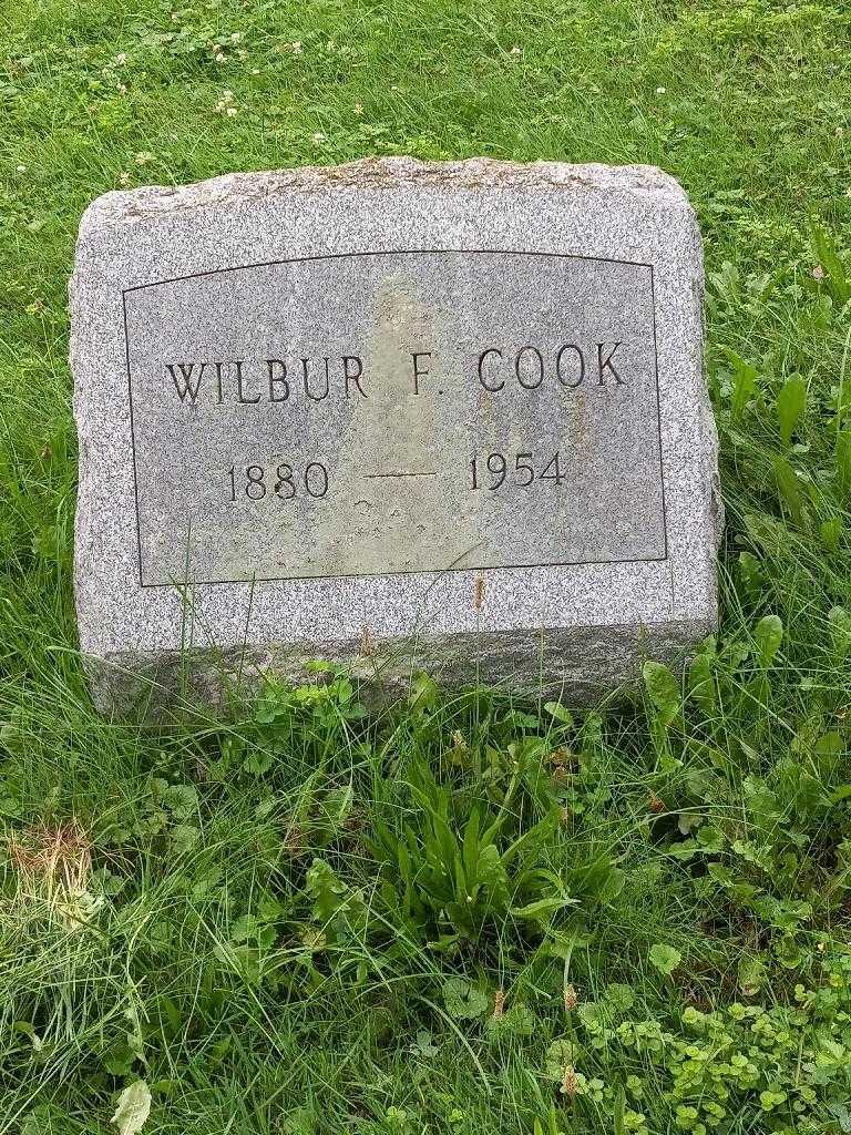 Wilbur F. Cook's grave. Photo 2