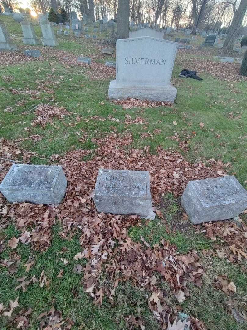 Charles S. Silverman's grave. Photo 1