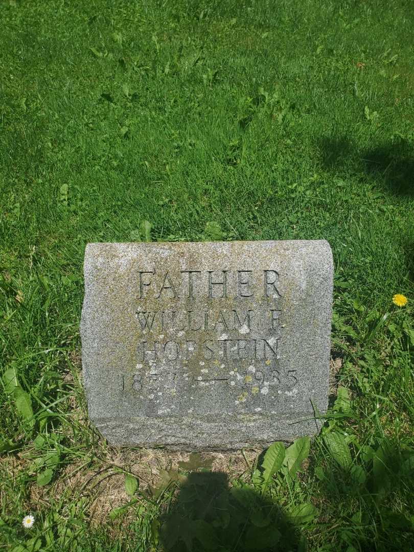 William F. Hopstein's grave. Photo 4
