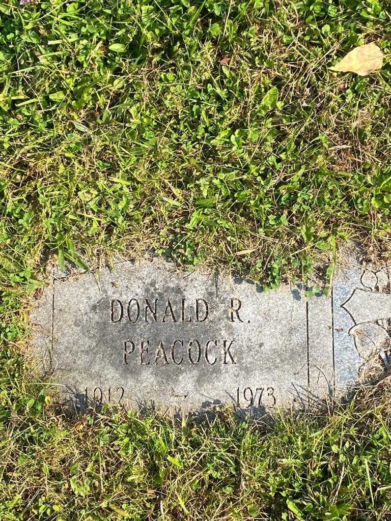 Donald R. Peacock's grave. Photo 3