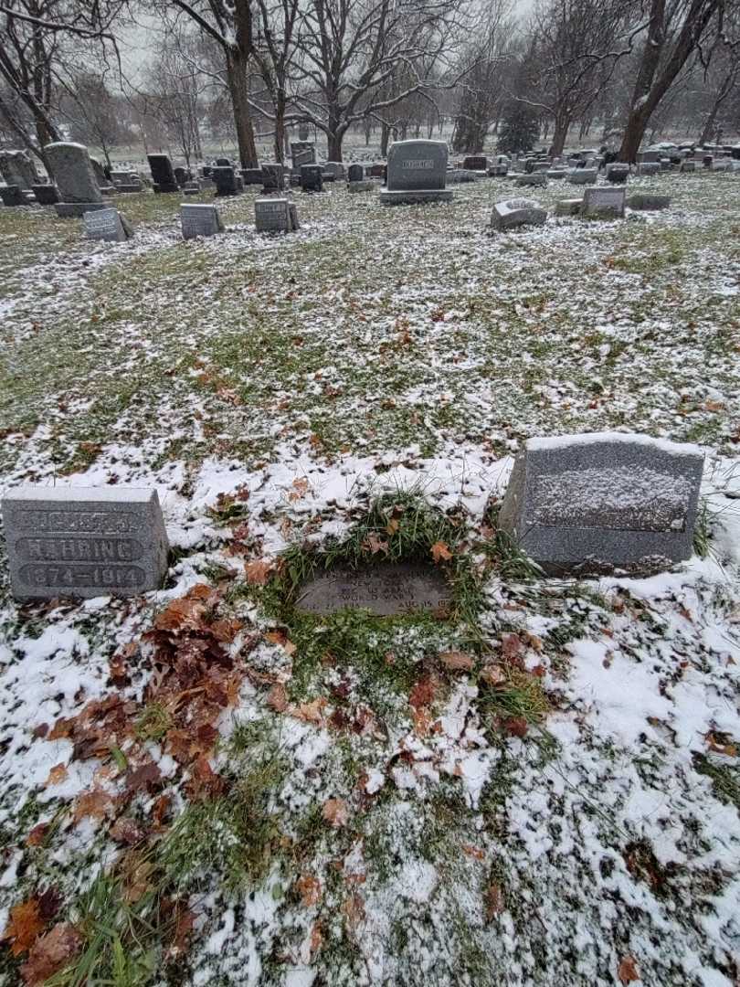 Albert J. Doughty's grave. Photo 1