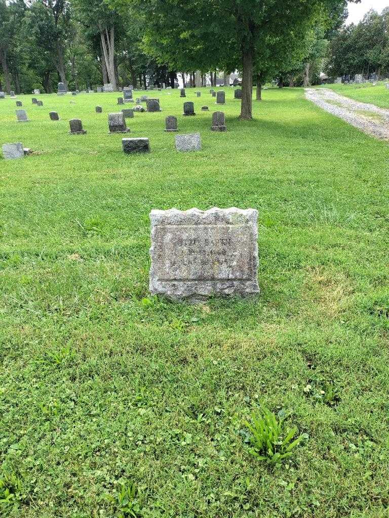 Otto Barth's grave. Photo 1