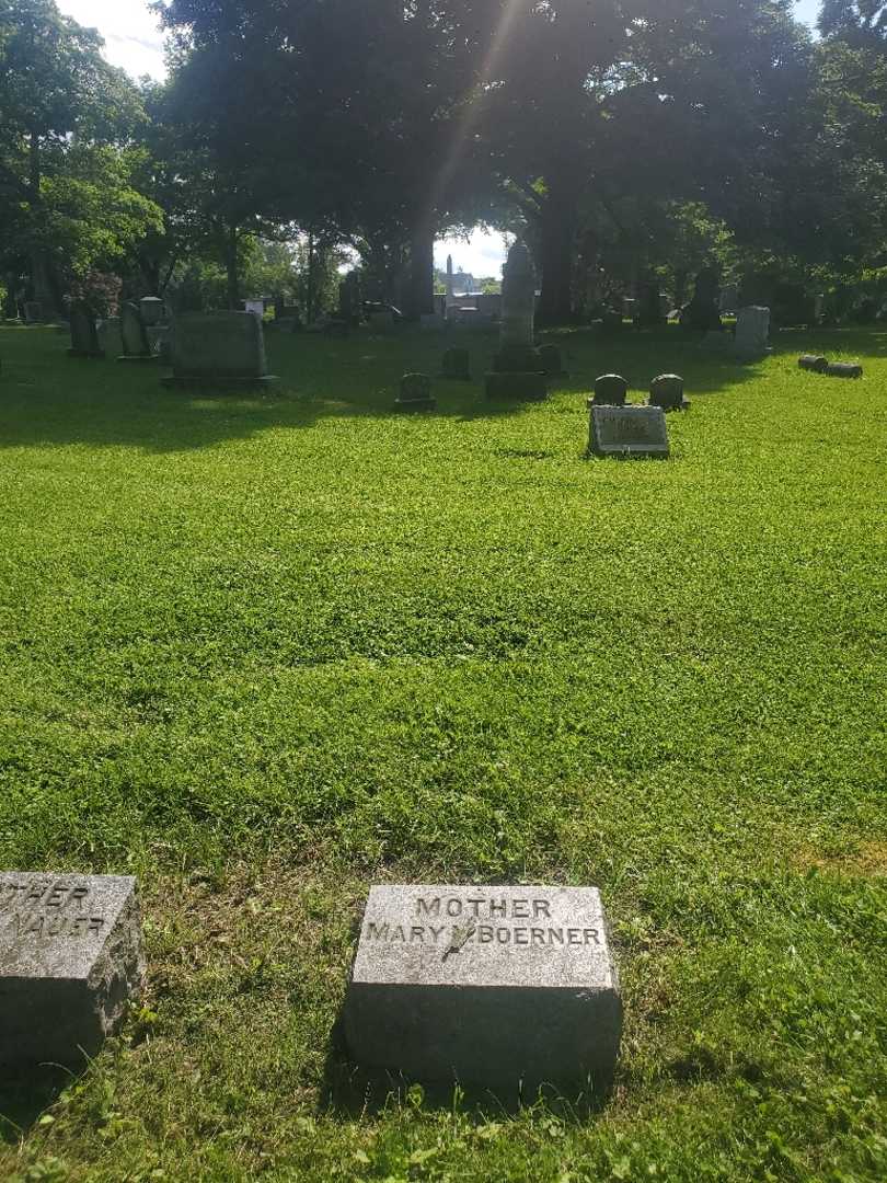 Mary M. Boerner's grave. Photo 2